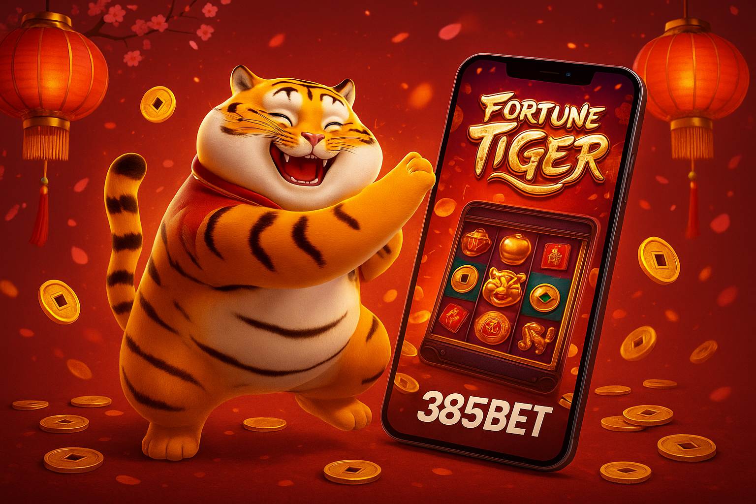 Fortune Tiger é um jogo imperdível no 385BET Casino