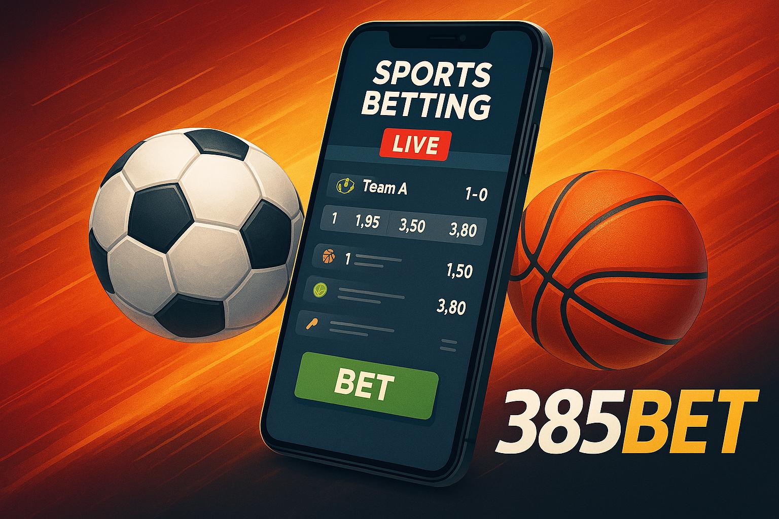 Apostas esportivas no cassino online 385BET