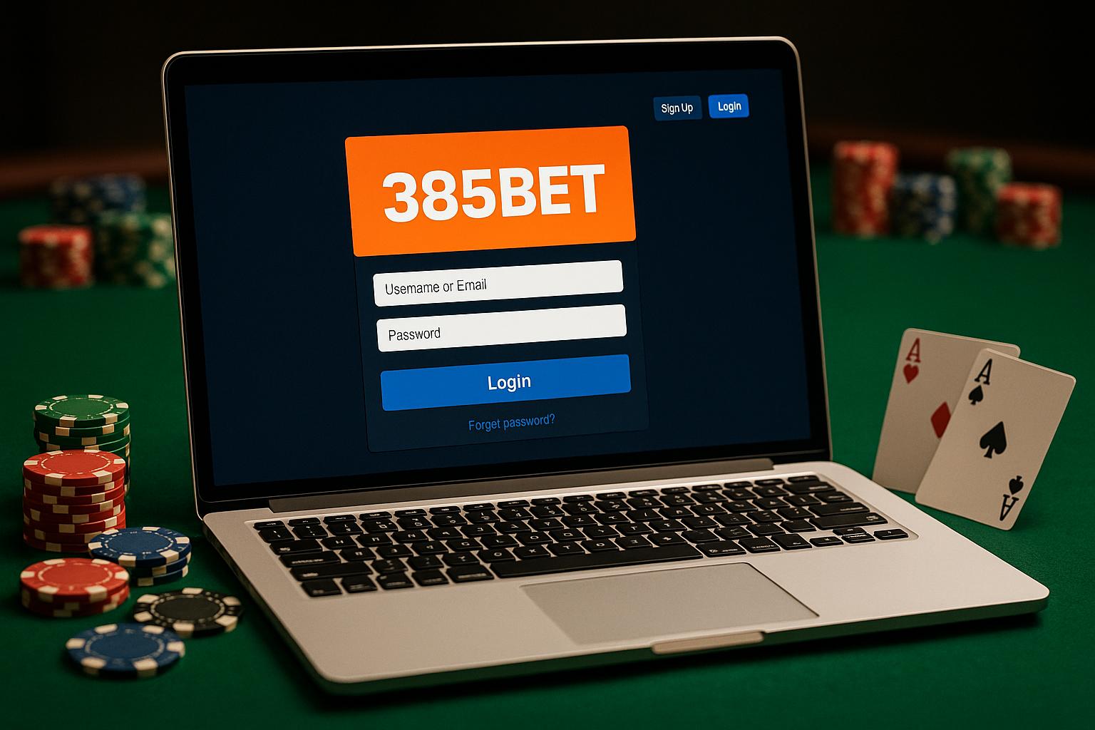 Login no Cassino 385BET